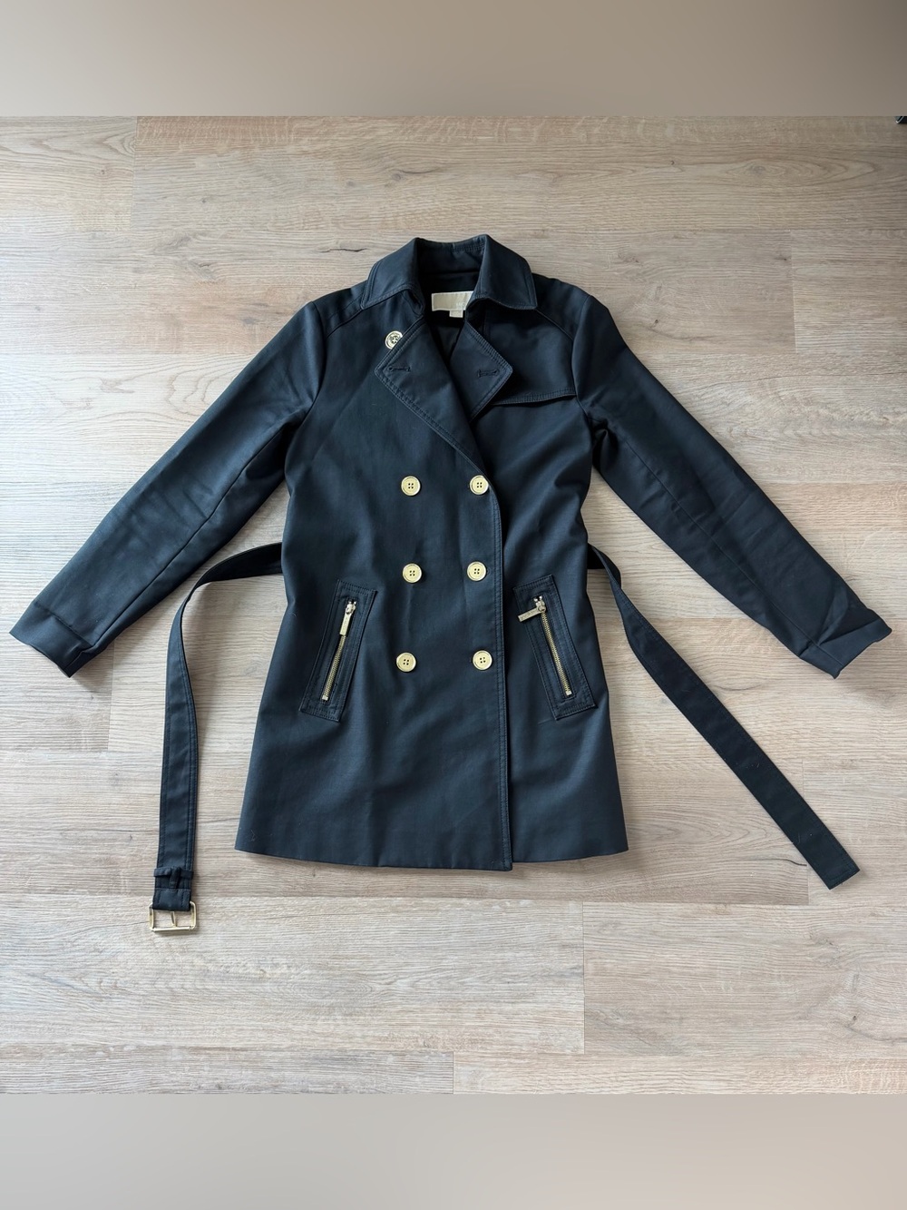 Women's Black Trench Coat